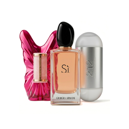Σετ 3 αρωμάτων | Carolina Herrera La Bomba, Giorgio Armani SI, 212 NYC - 100ml